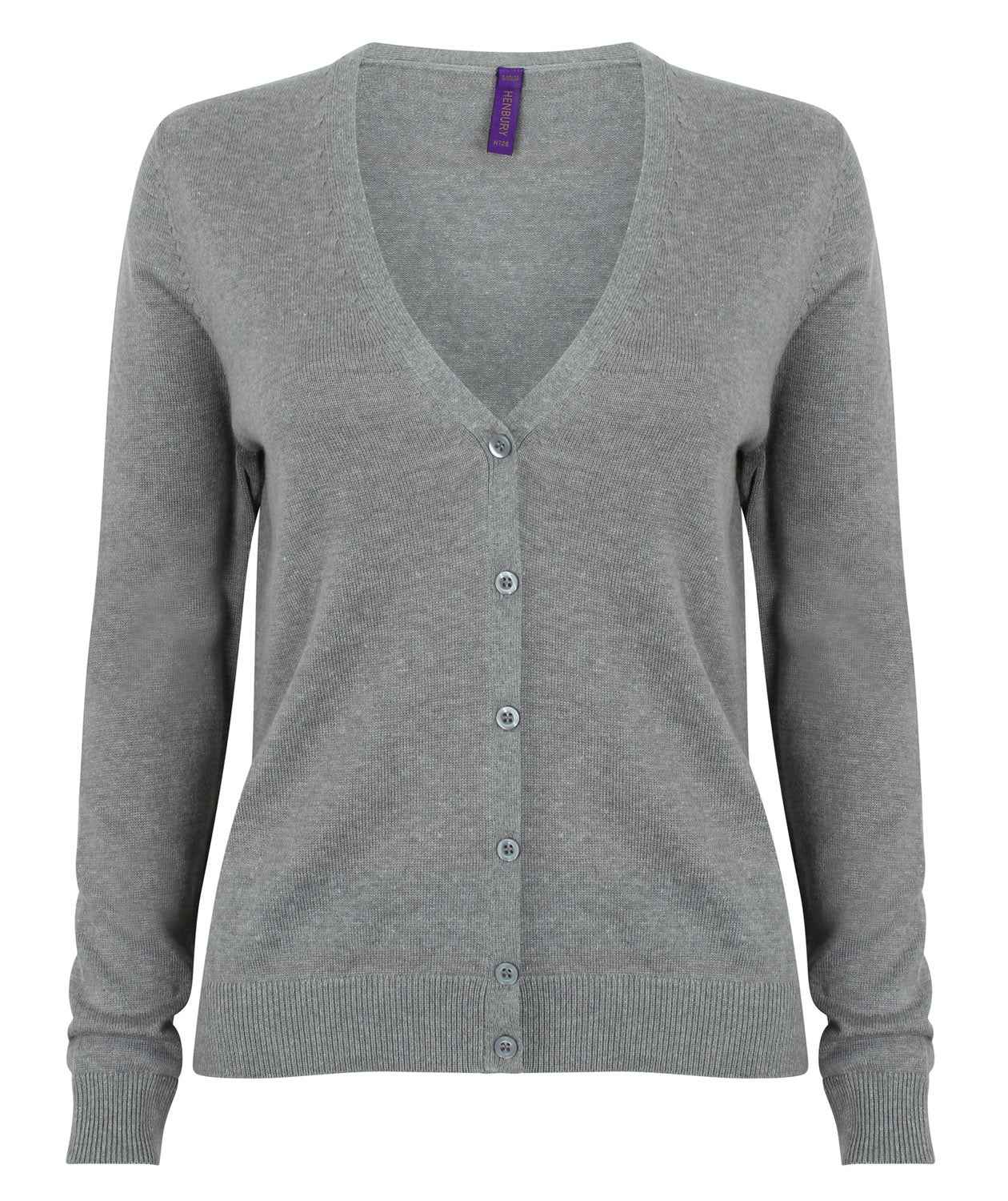 Henbury Ladies Lightweight V-Neck Short Cardigan