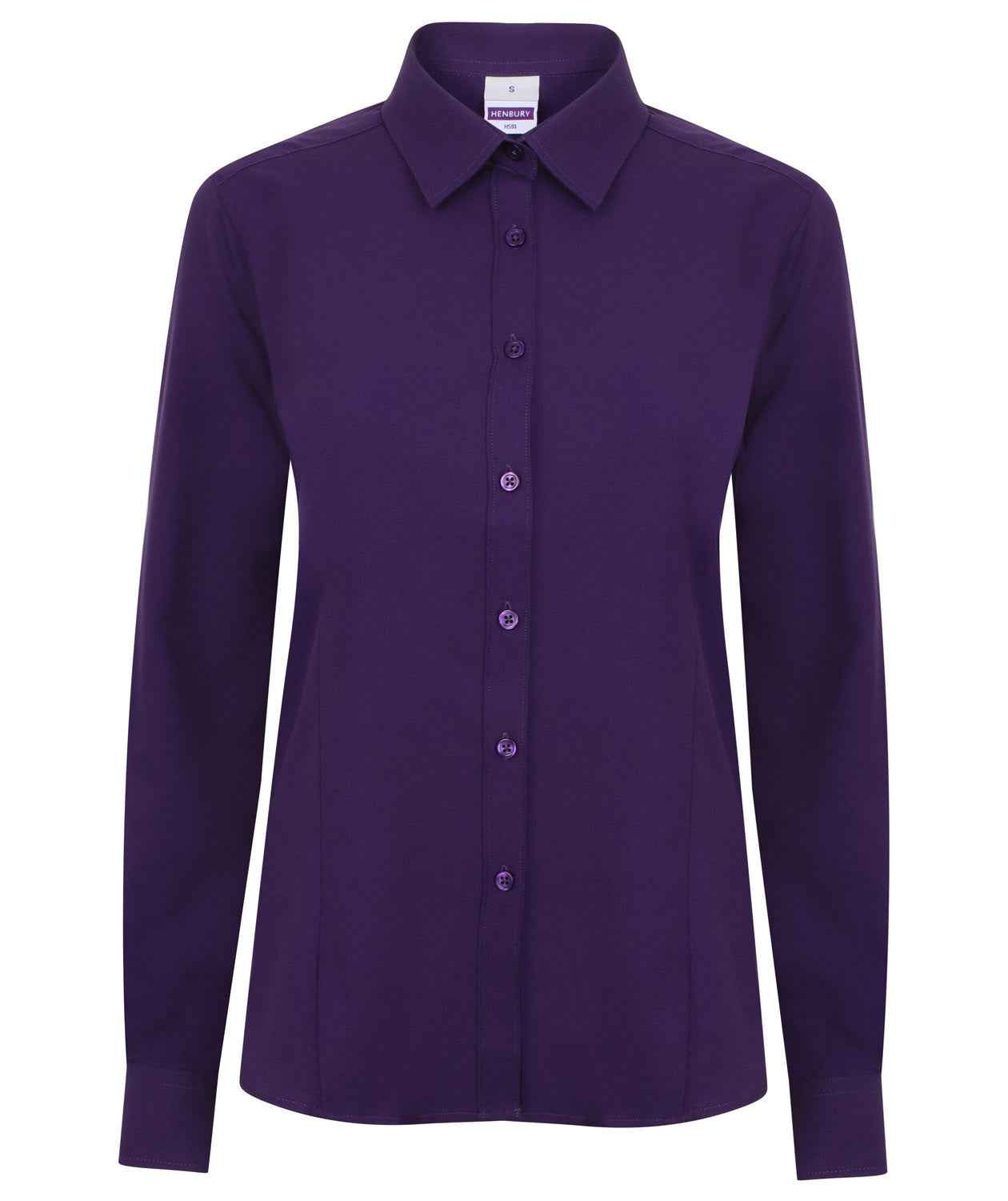 Henbury Ladies L/S Wicking Shirt