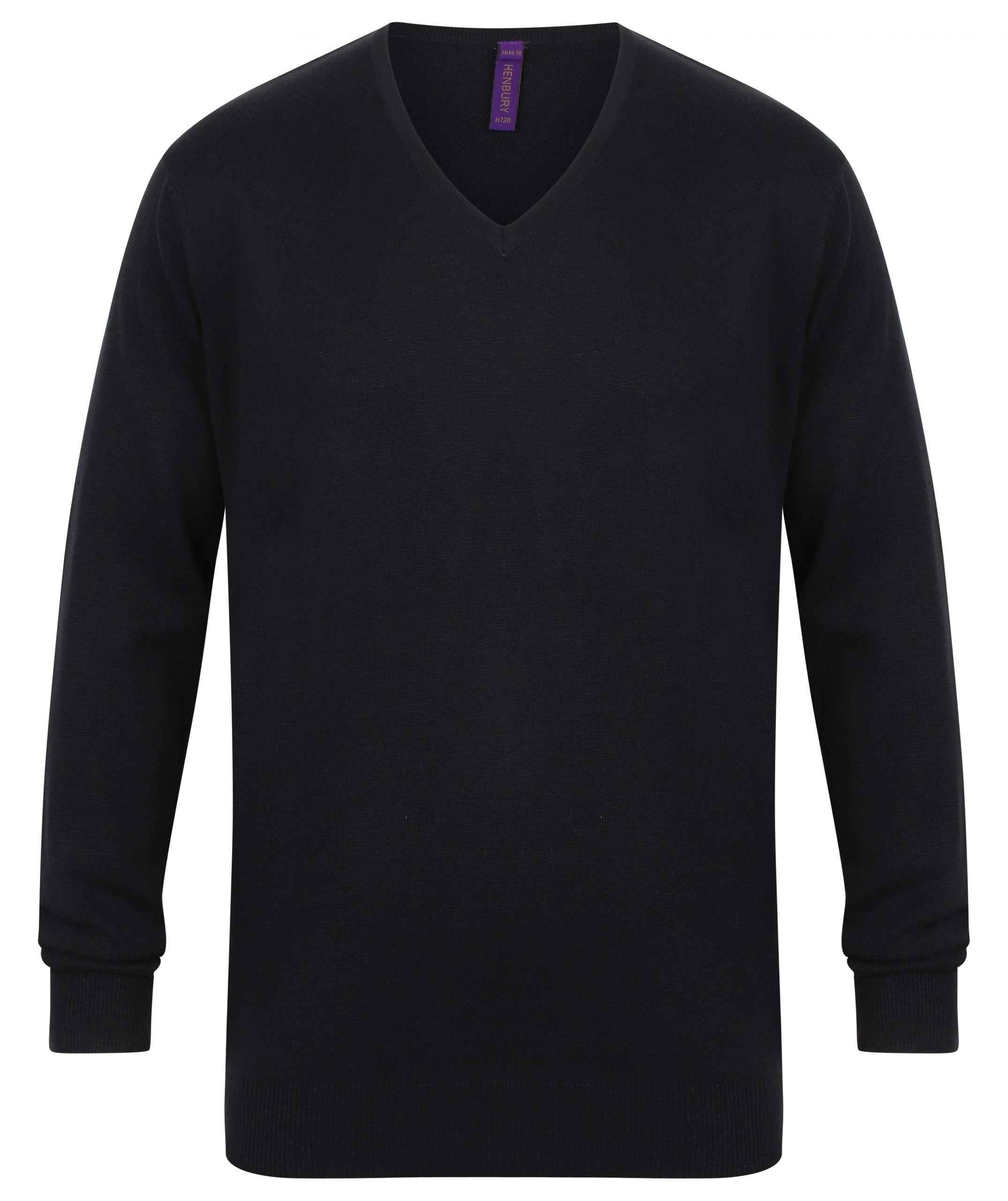 Henbury Mens Lightweight V-Neck Jumper