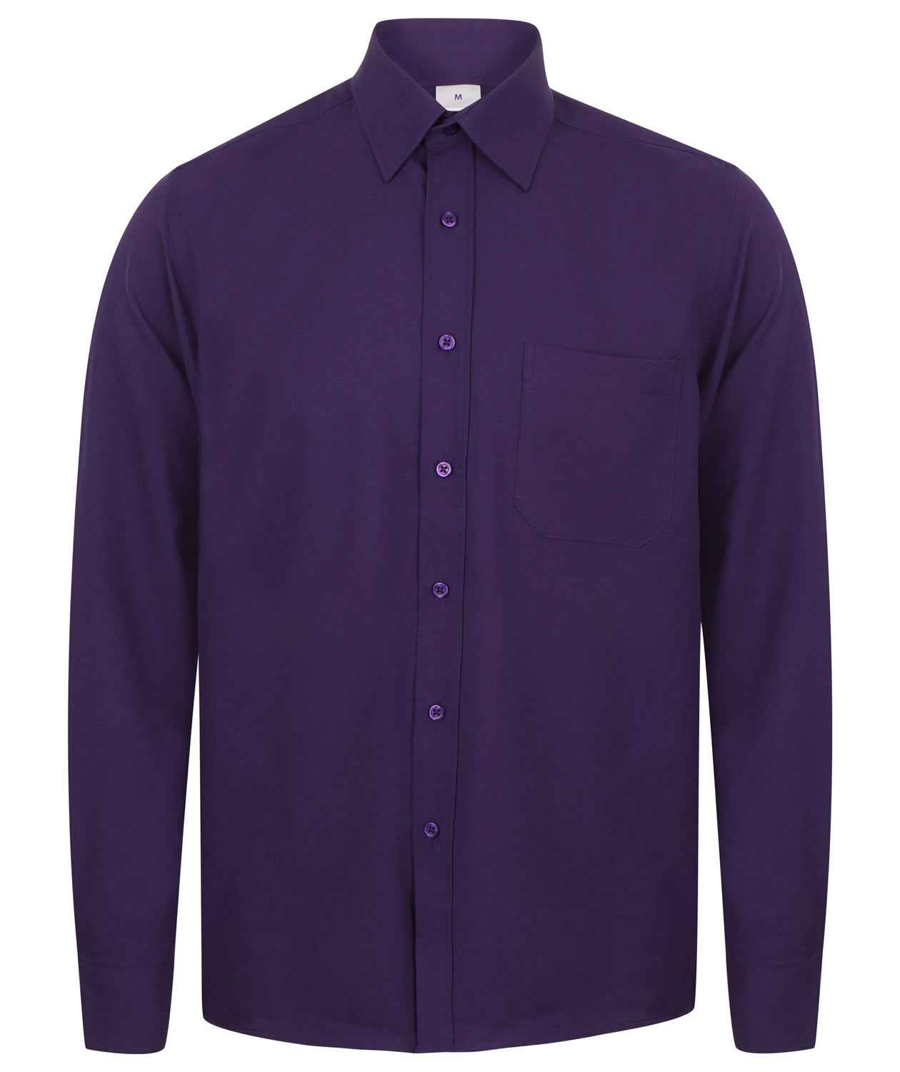 Henbury Mens L/S Wicking Shirt