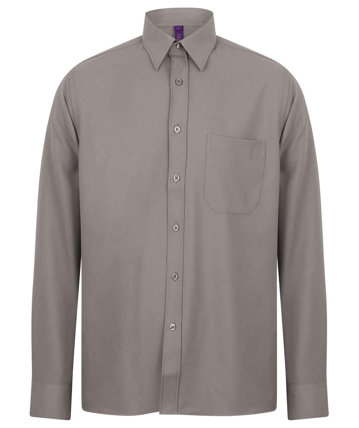 Henbury Mens L/S Wicking Shirt