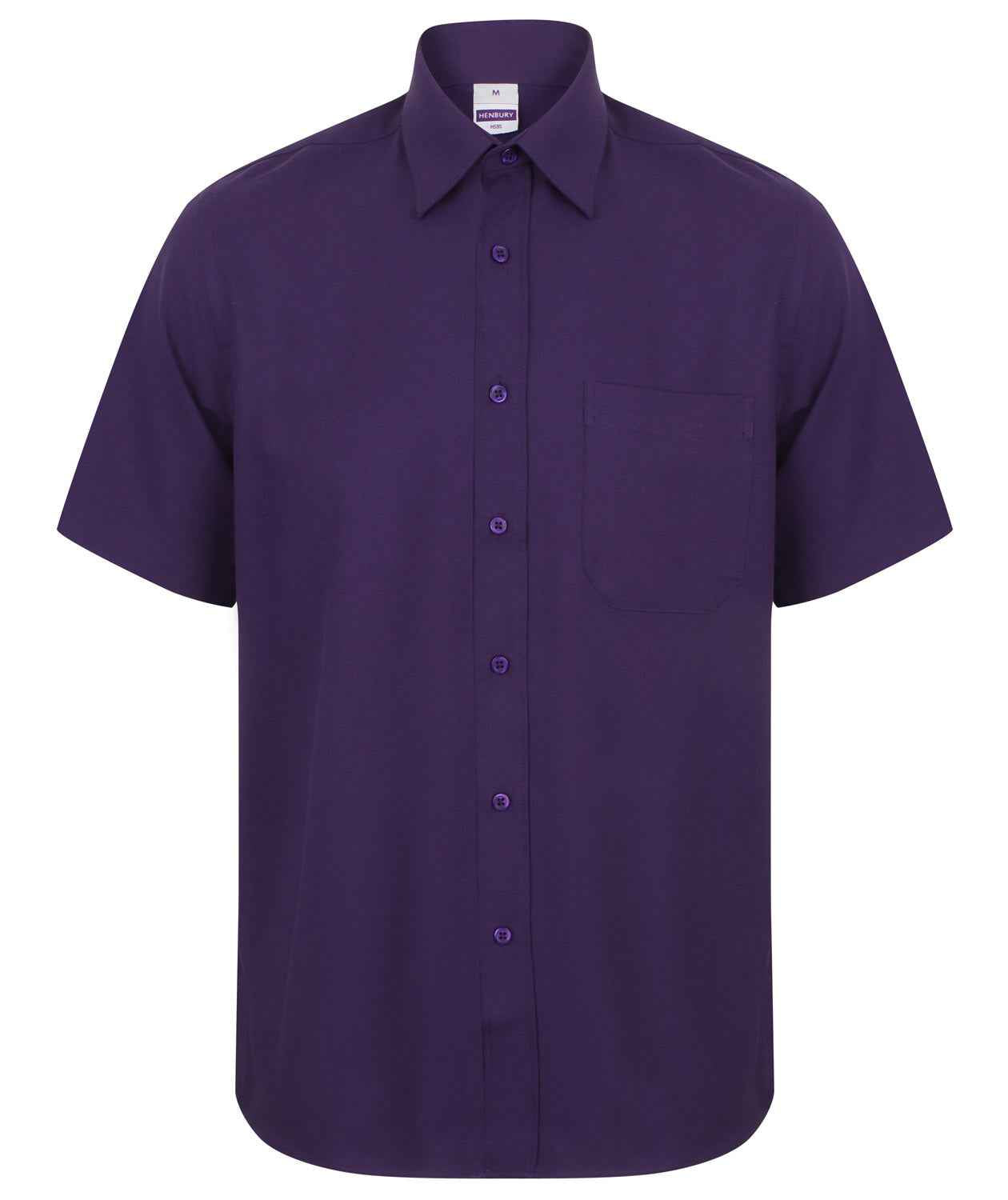 Henbury Mens S/S Wicking Shirt