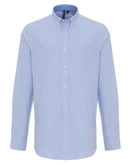 Premier Mens Cotton Rich Oxford Stripes Shirt
