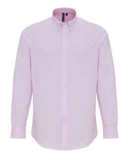 Premier Mens Cotton Rich Oxford Stripes Shirt
