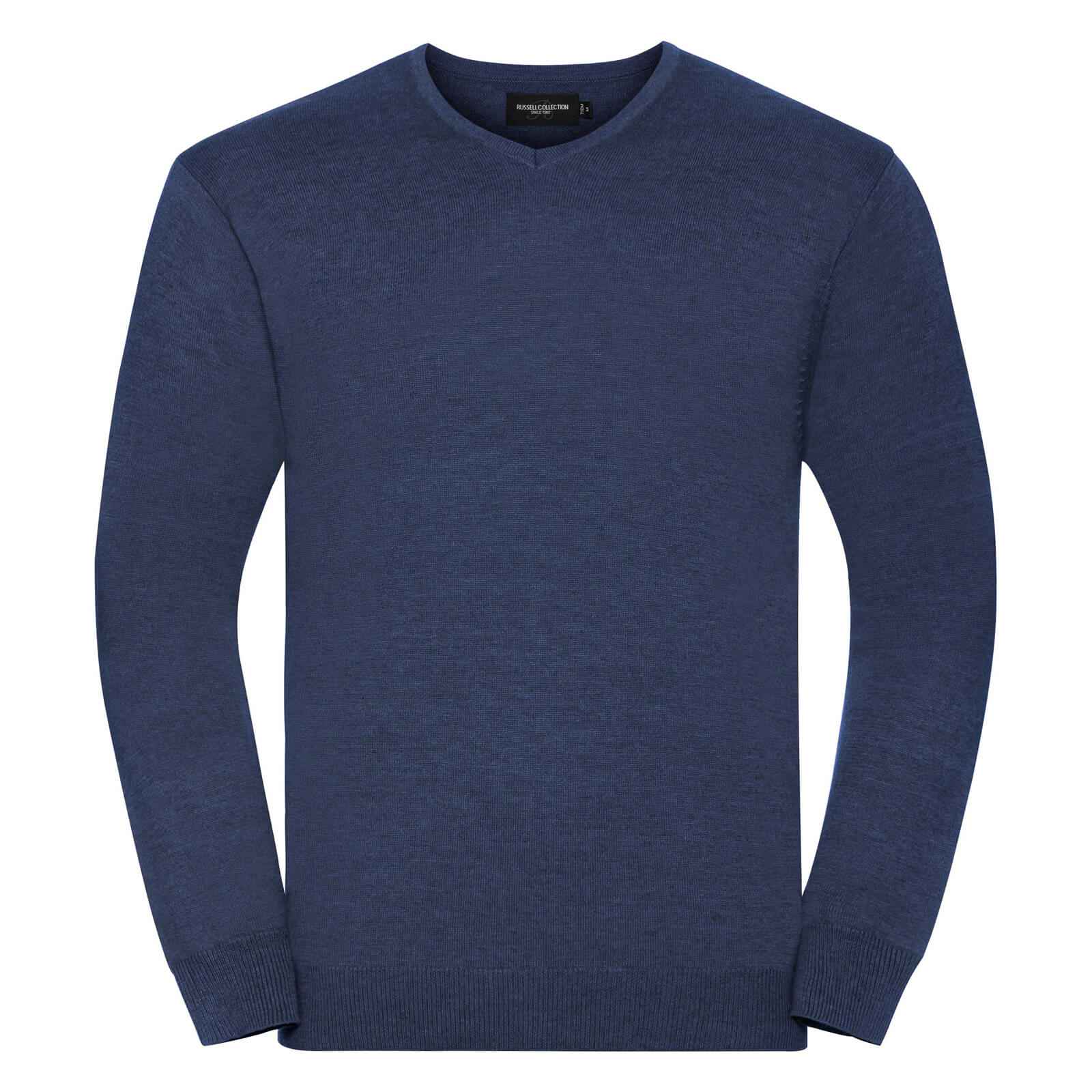 Russell Mens V-Neck Knitted Jumper