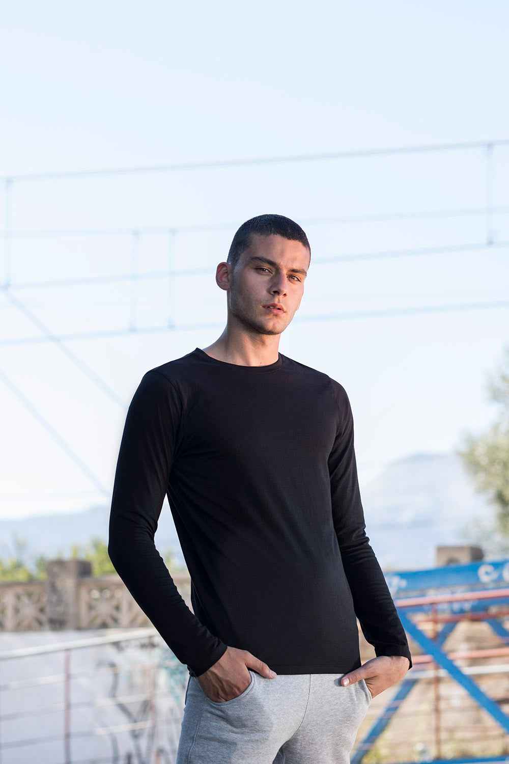 Skinnifit Mens L/S Feel Good T-Shirt