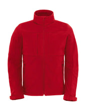 Load image into Gallery viewer, B&amp;C Mens Hooded Softshell Jacket
