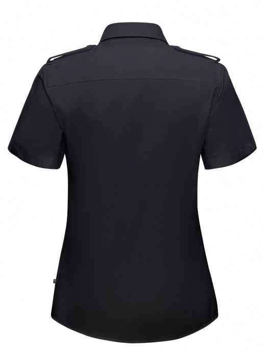 Marinepool Ladies S/S Captain Noniron Shirt with pockets