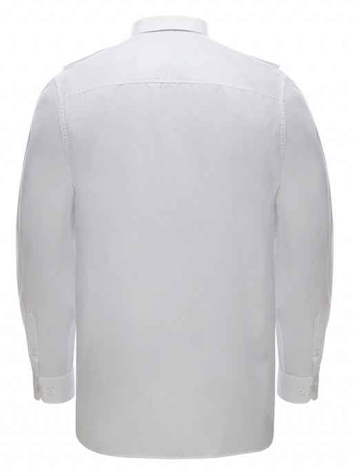 Marinepool Mens L/S Captain Noniron Shirt with pockets