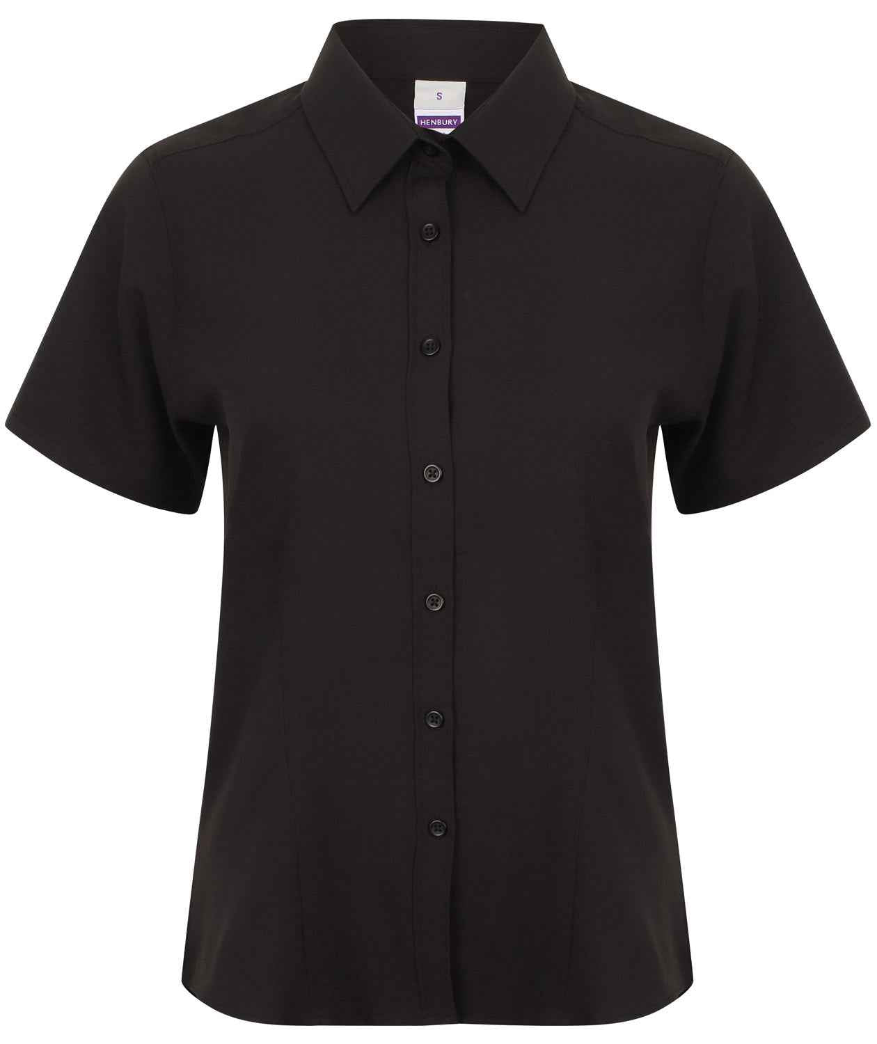 Henbury Ladies S/S Wicking Shirt
