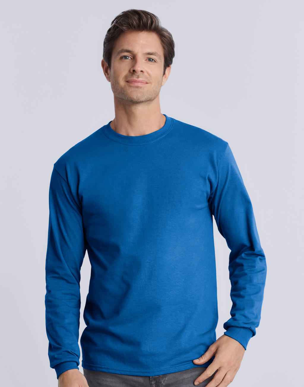 Gildan Mens L/S Ultra Cotton T-Shirt