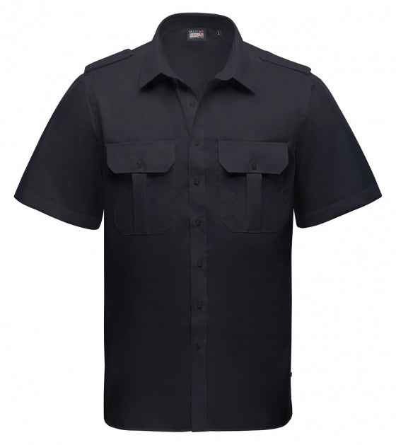 Marinepool Mens S/S Captain Noniron Shirt with pockets