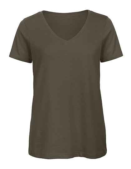 B&C Ladies Organic Inspire V-Neck T-Shirt