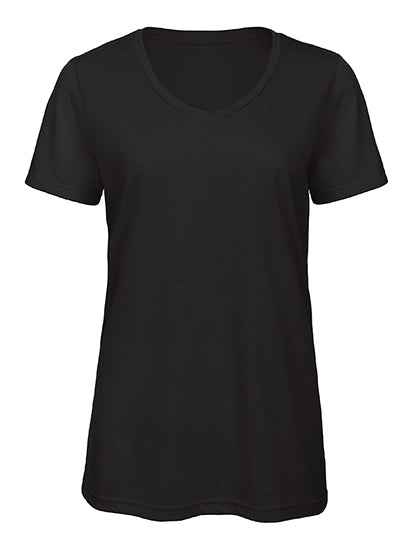 B&C Ladies Triblend V-Neck T-Shirt