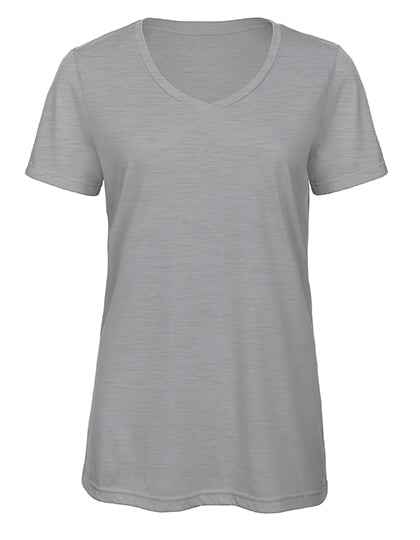 B&C Ladies Triblend V-Neck T-Shirt