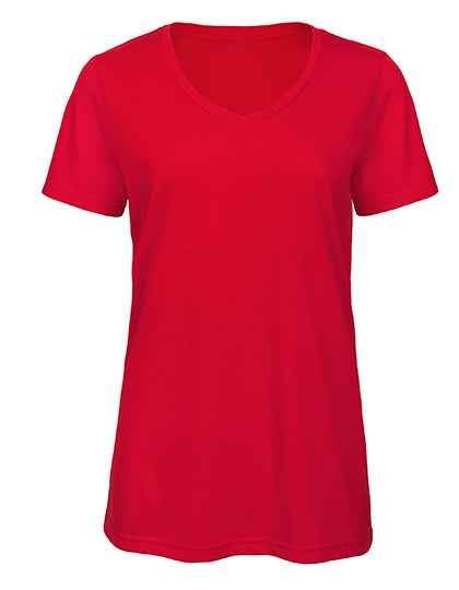 B&C Ladies Triblend V-Neck T-Shirt