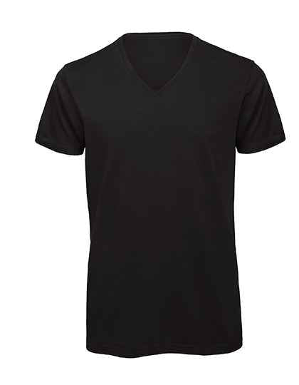 B&C Mens Organic Inspire V-Neck T-Shirt