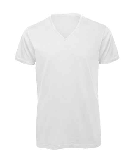 B&C Mens Organic Inspire V-Neck T-Shirt