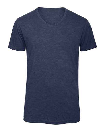 B&C Mens Triblend V-Neck T-Shirt