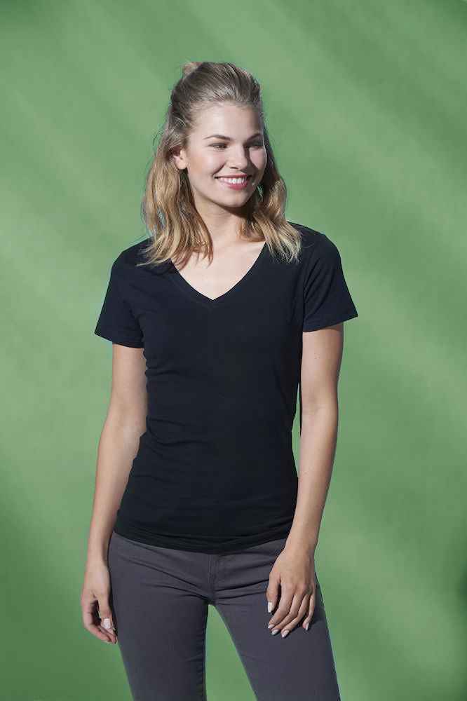 Clique Ladies Arden V-neck T-shirt