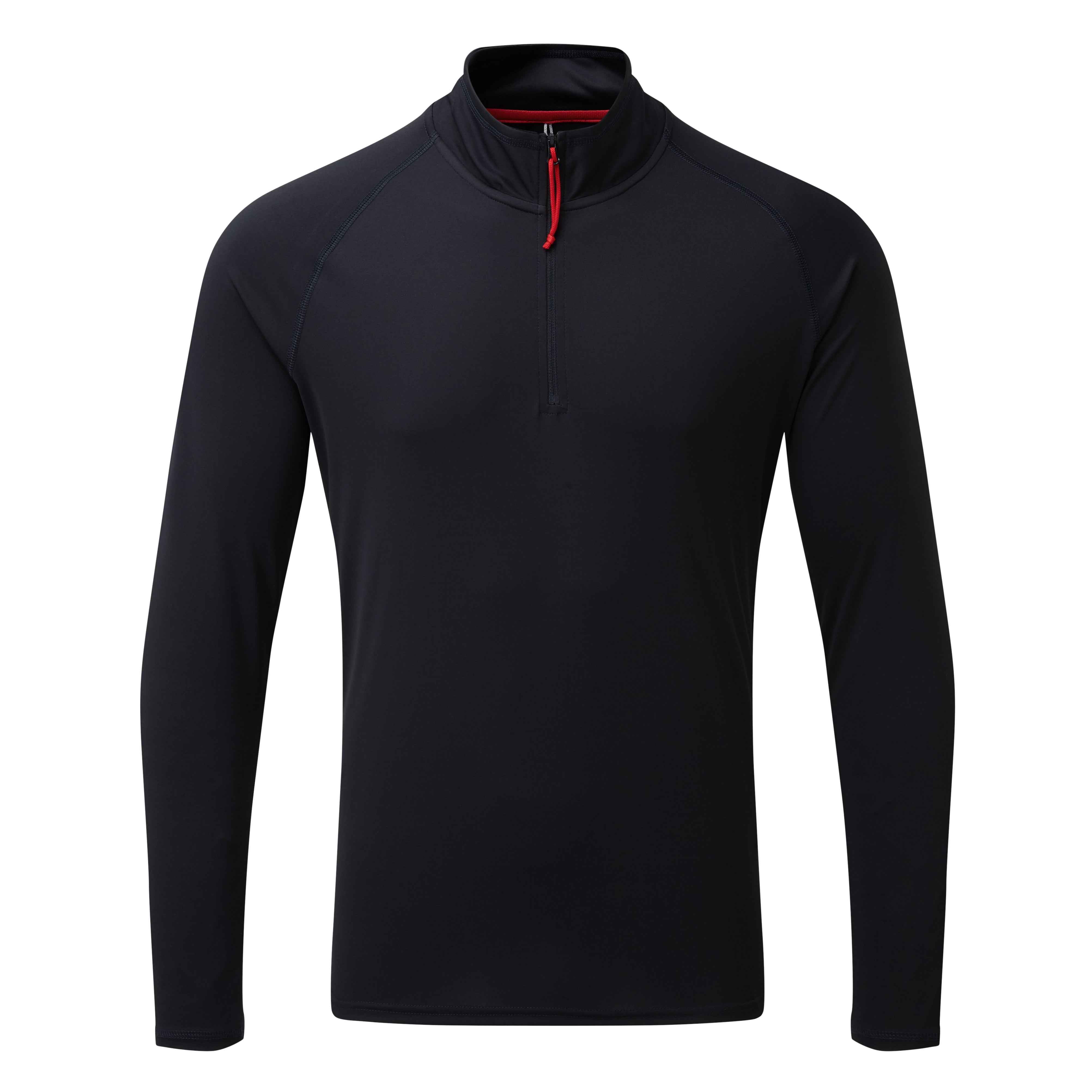 Gill Mens UV Tec Long Sleeve Zip Tee
