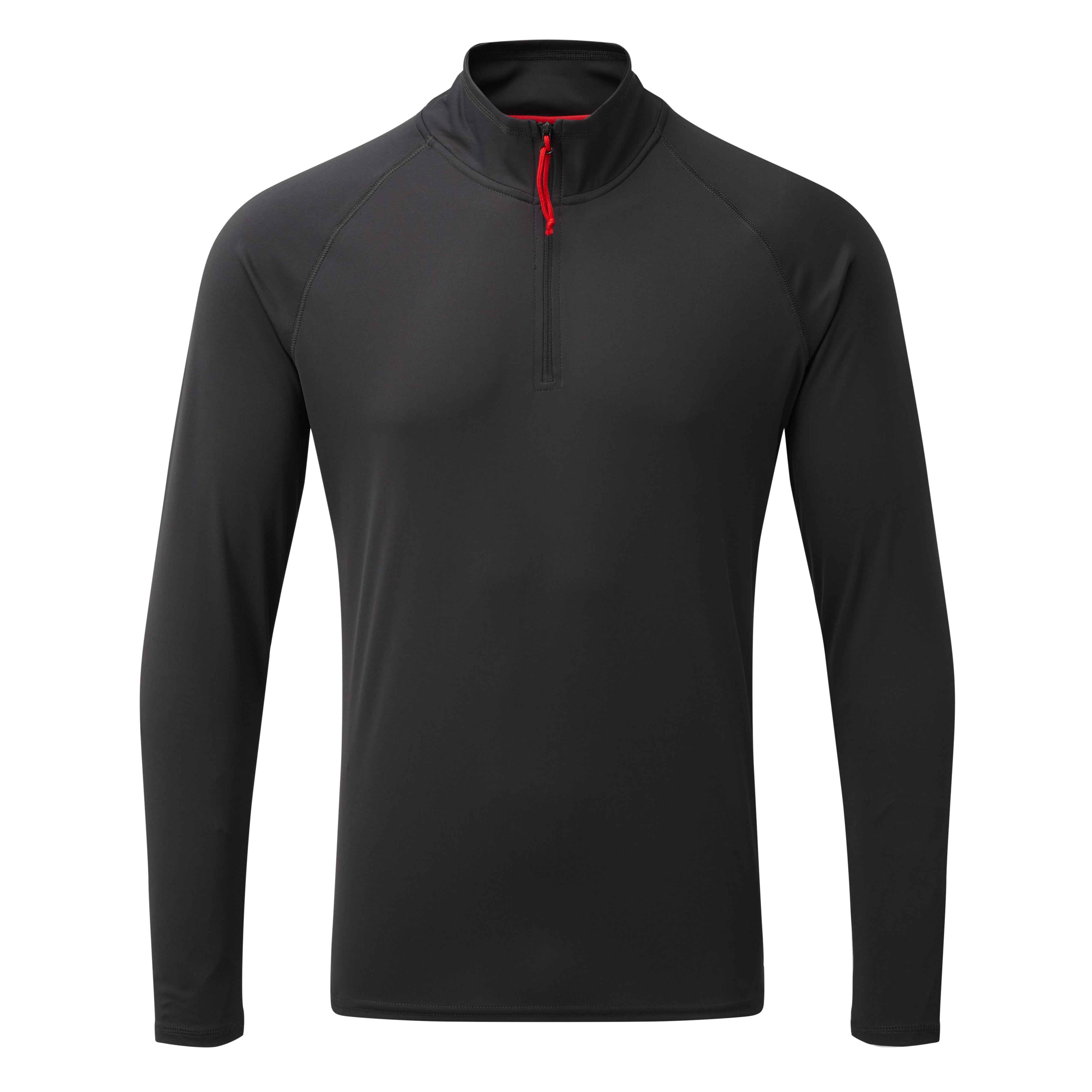 Gill Mens UV Tec Long Sleeve Zip Tee