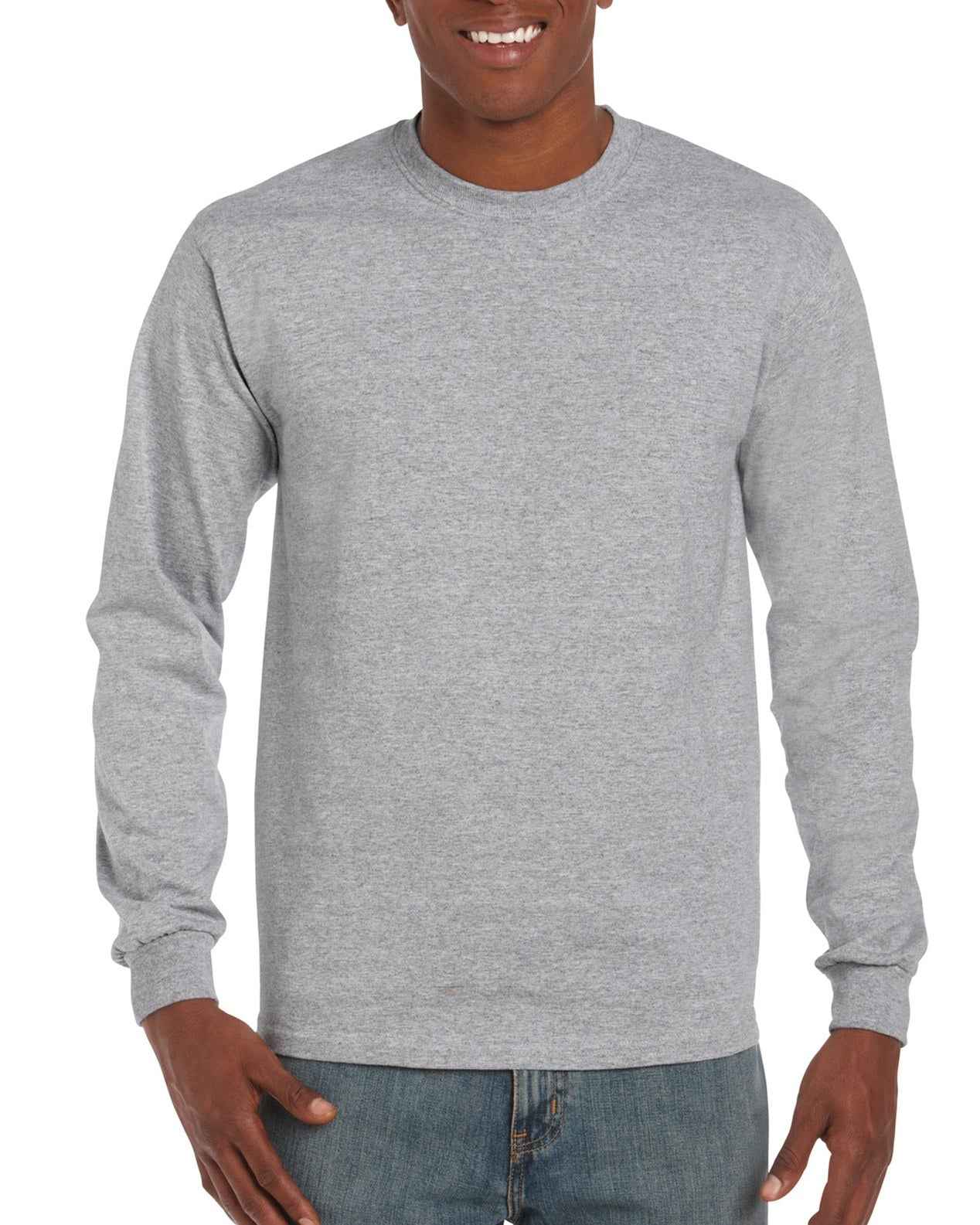 Gildan Mens L/S Ultra Cotton T-Shirt
