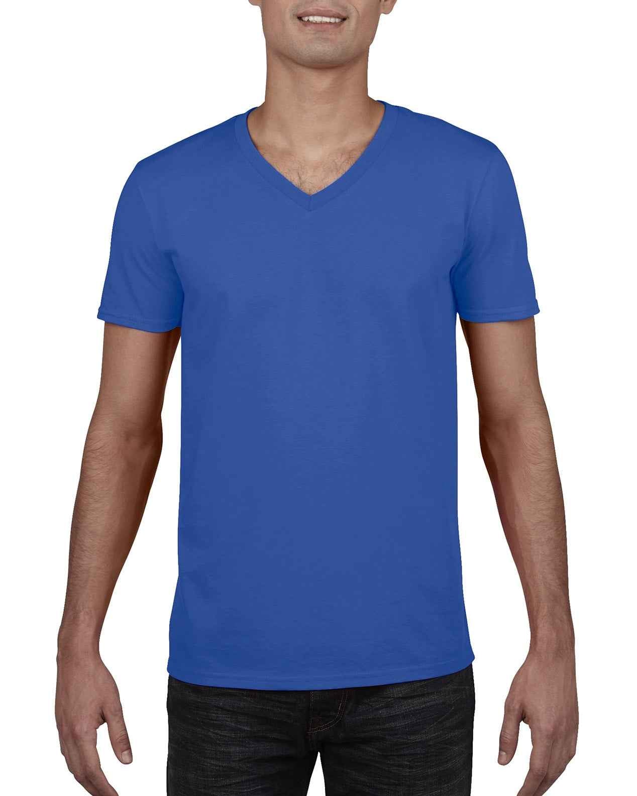 Gildan Mens Softstyle V-Neck T-Shirt