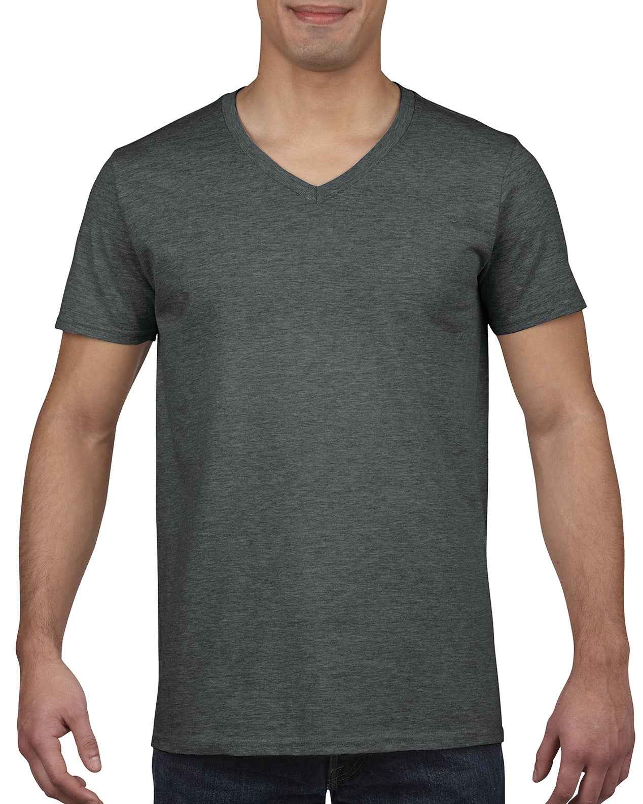 Gildan Mens Softstyle V-Neck T-Shirt