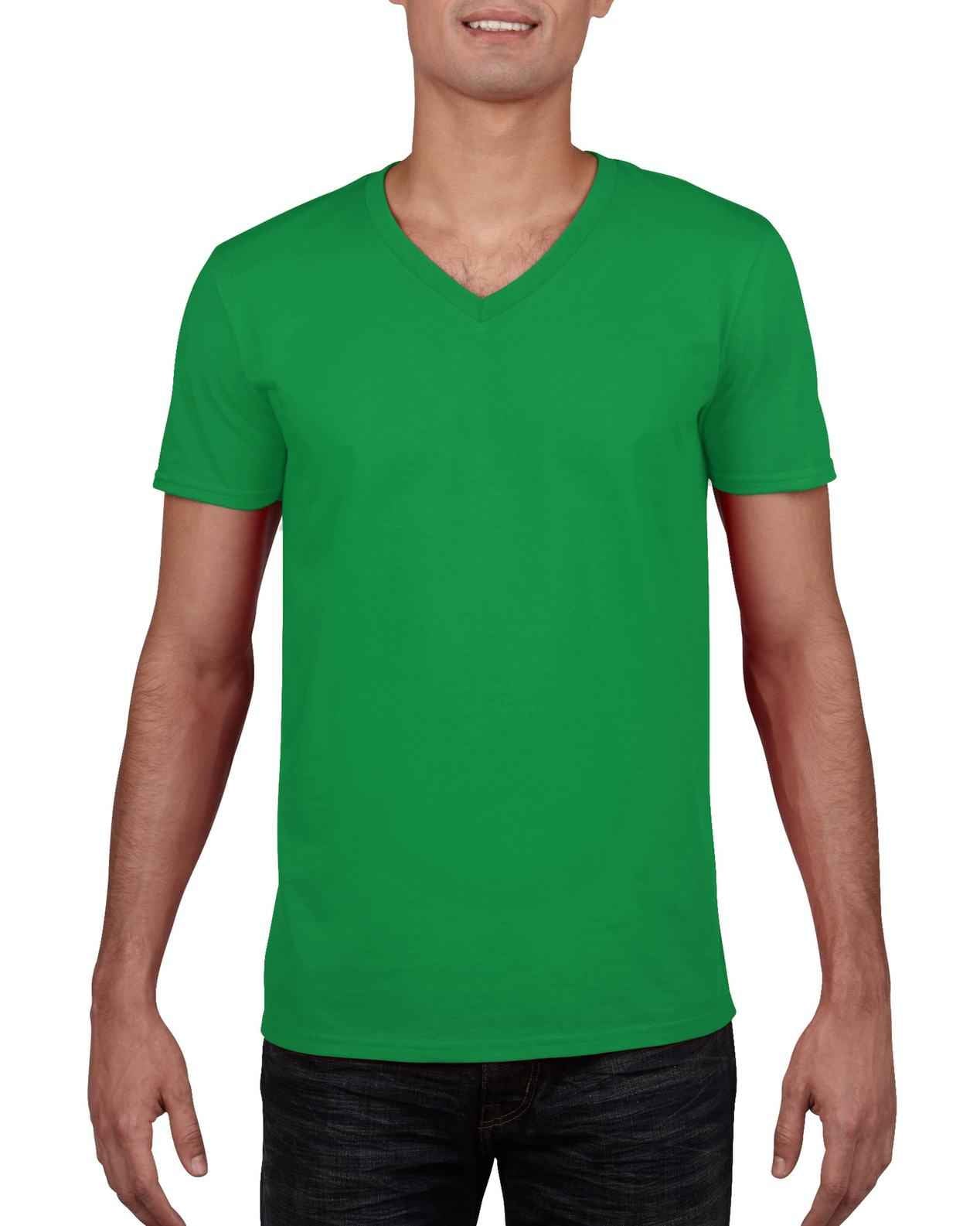 Gildan Mens Softstyle V-Neck T-Shirt