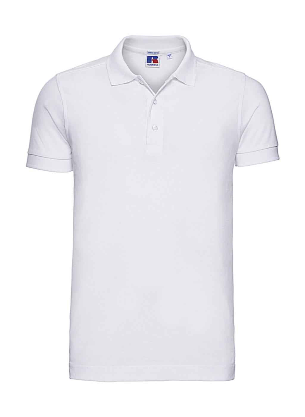 Russell Mens Fitted Stretch Polo