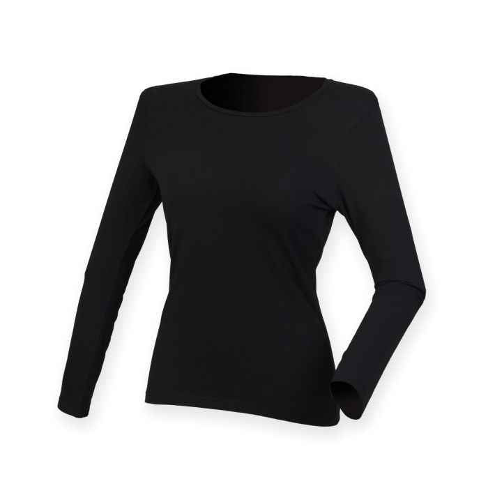 Skinnifit Ladies L/S Feel Good Stretch T-Shirt