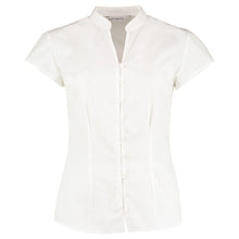Load image into Gallery viewer, Kustom Kit Ladies Tailored Fit Mandarin Collar Blouse
