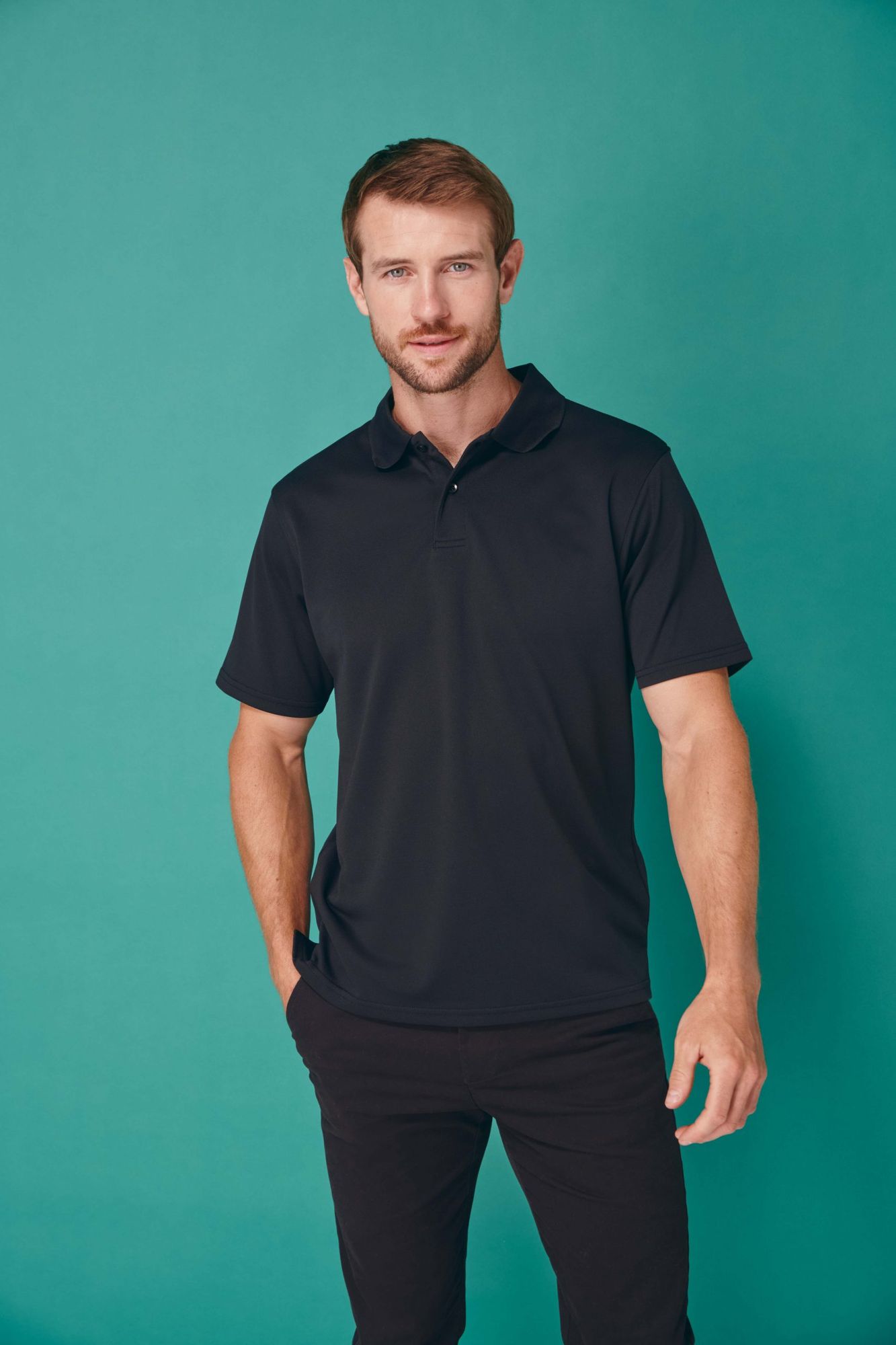 Henbury Mens Coolplus Polo.
