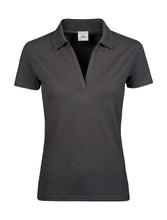 Load image into Gallery viewer, Tee Jays Ladies Luxury Stretch V Polo
