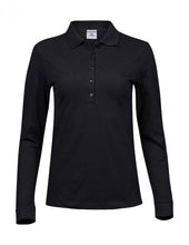 Load image into Gallery viewer, Tee Jays Ladies Luxury Stretch L/S Polo
