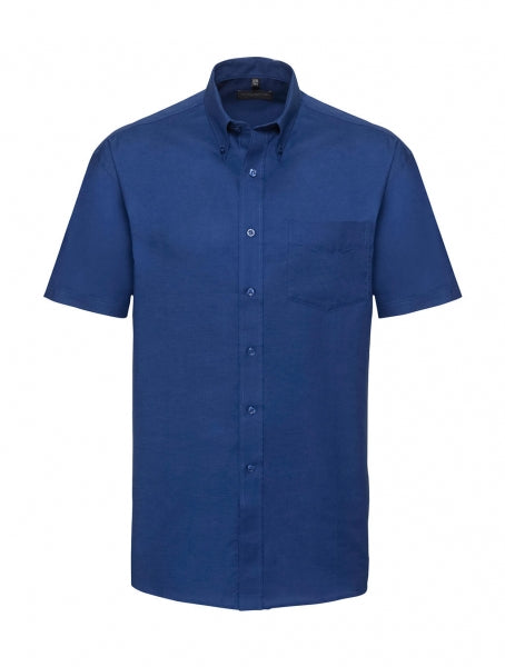 Russell Mens Short Sleeve Oxford Shirt.