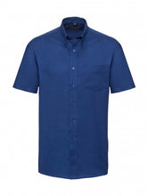 Load image into Gallery viewer, Russell Men&#39;s Short Sleeve Oxford Shirt
