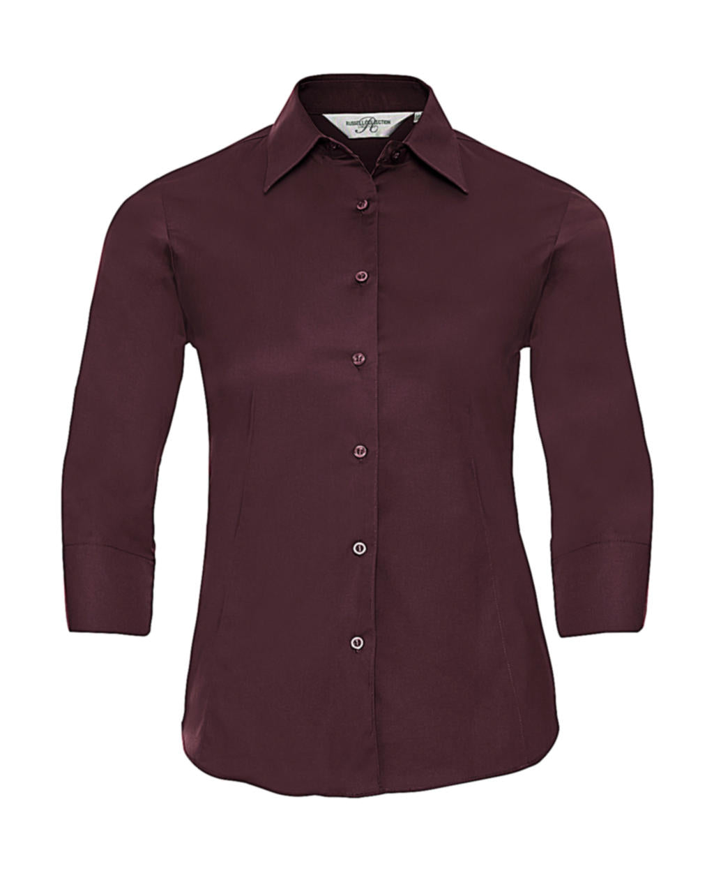 Russell Ladies 3/4 Sleeve Easy Care Fitted Shirt