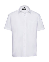 Load image into Gallery viewer, Russell Mens S/S Poplin Shirt
