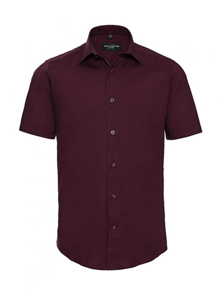 Russel Mens Fitted Stretch Shirt