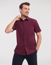 Load image into Gallery viewer, Russel Mens Fitted Stretch Shirt
