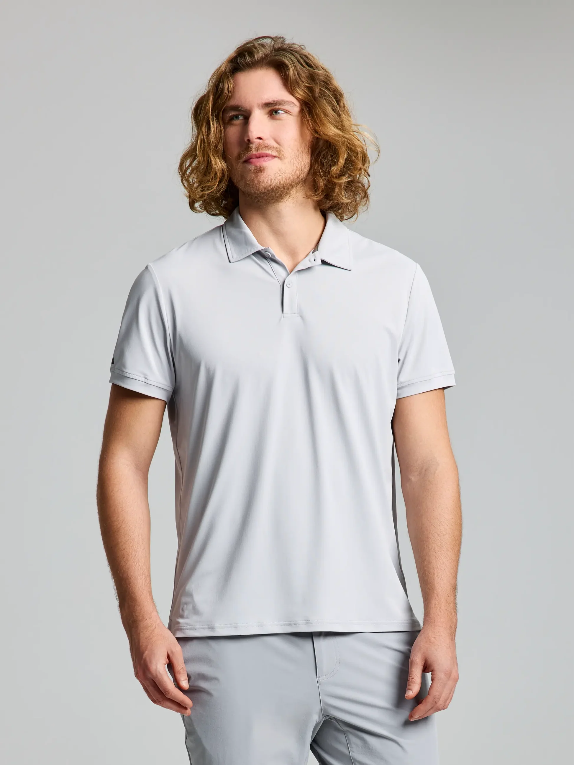 Slam Mens S/S Tech Pique Polo.