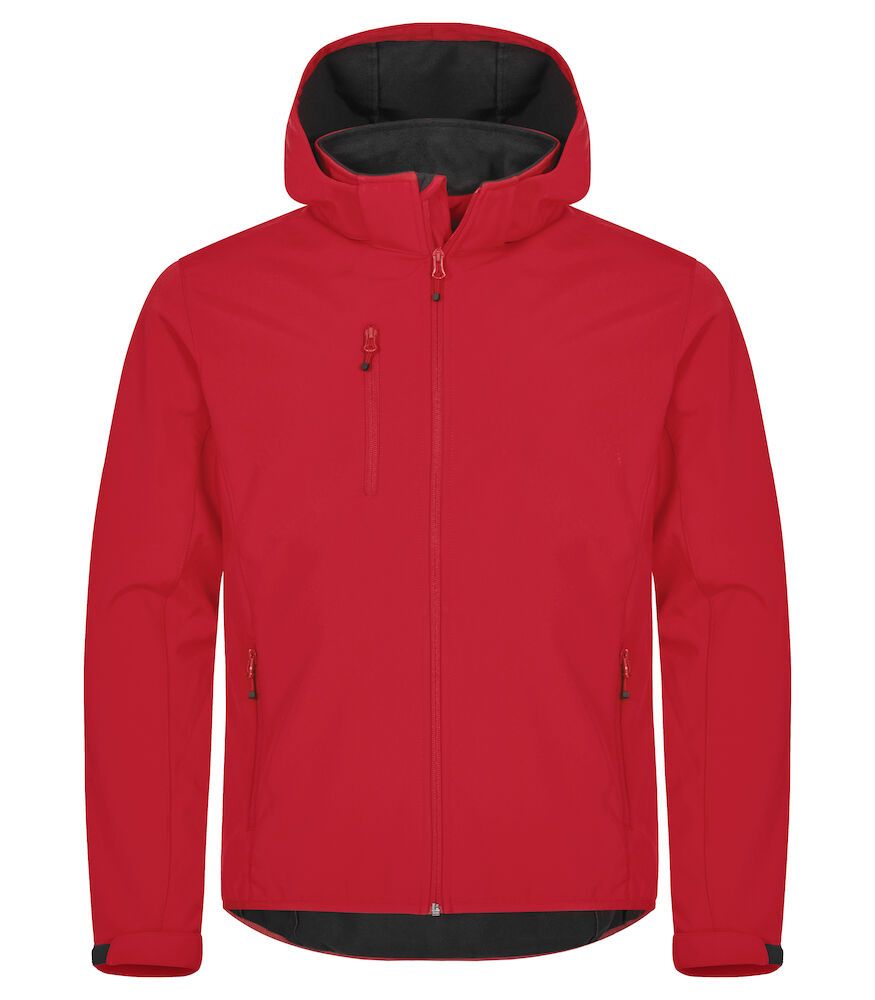 Clique Mens Classic Hoody Softshell Jacket.
