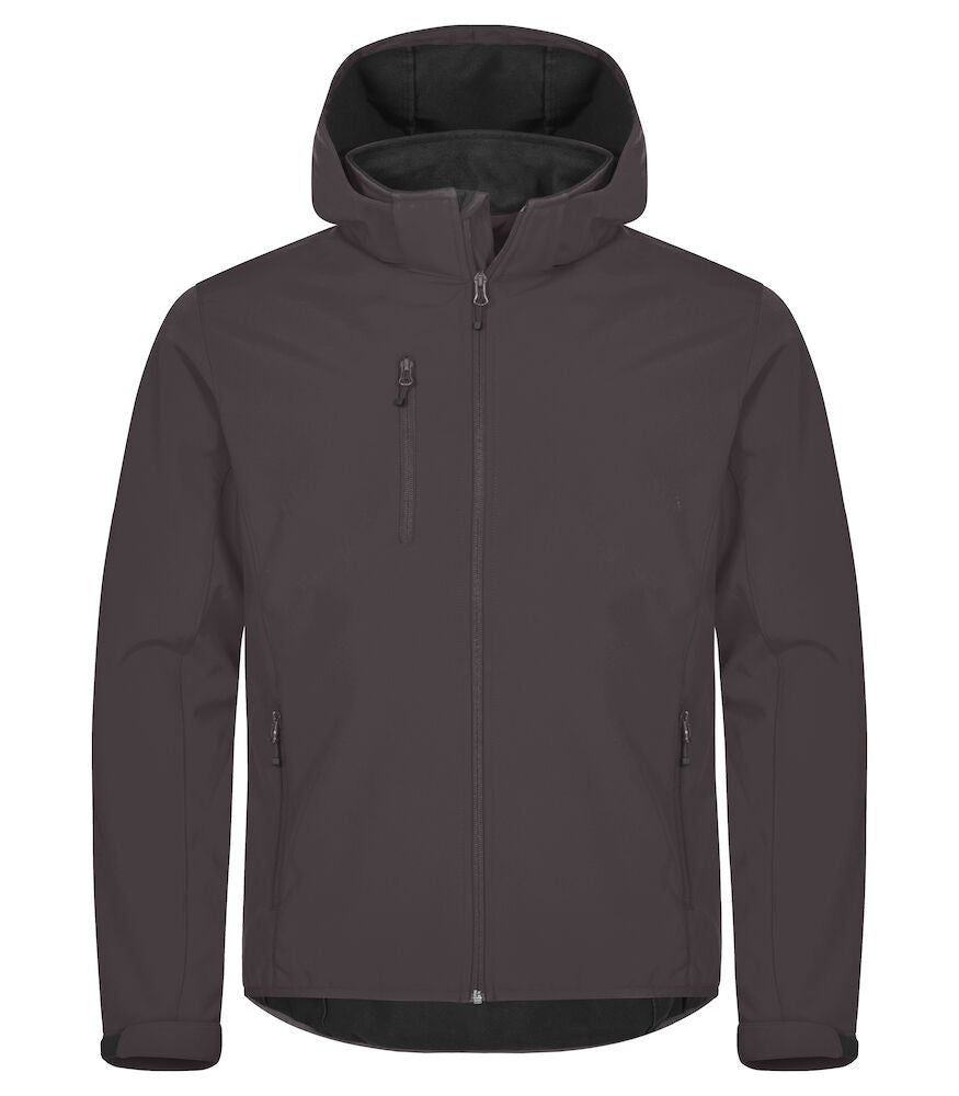 Clique Mens Classic Hoody Softshell Jacket.