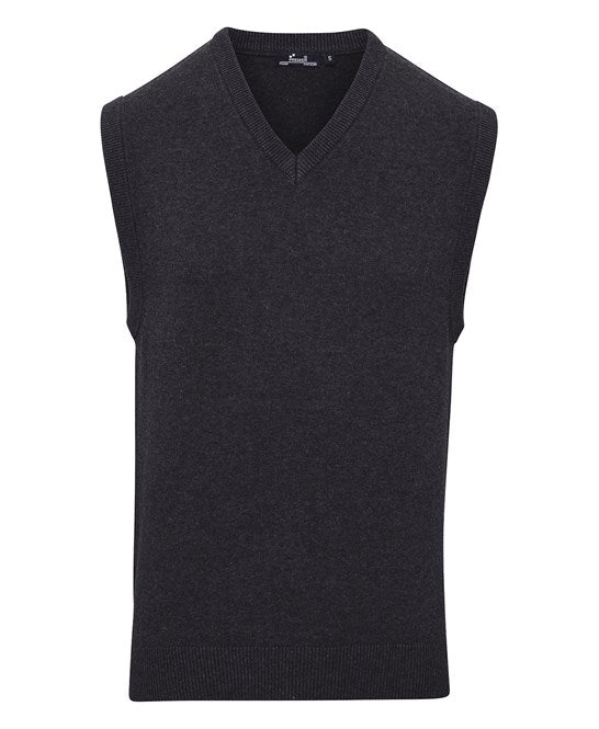 Premier Mens Sleeveless Knitted Sweater.