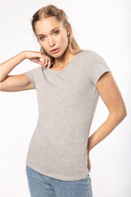 Load image into Gallery viewer, Kariban Ladies S/S Elastane Crew Neck T-Shirt
