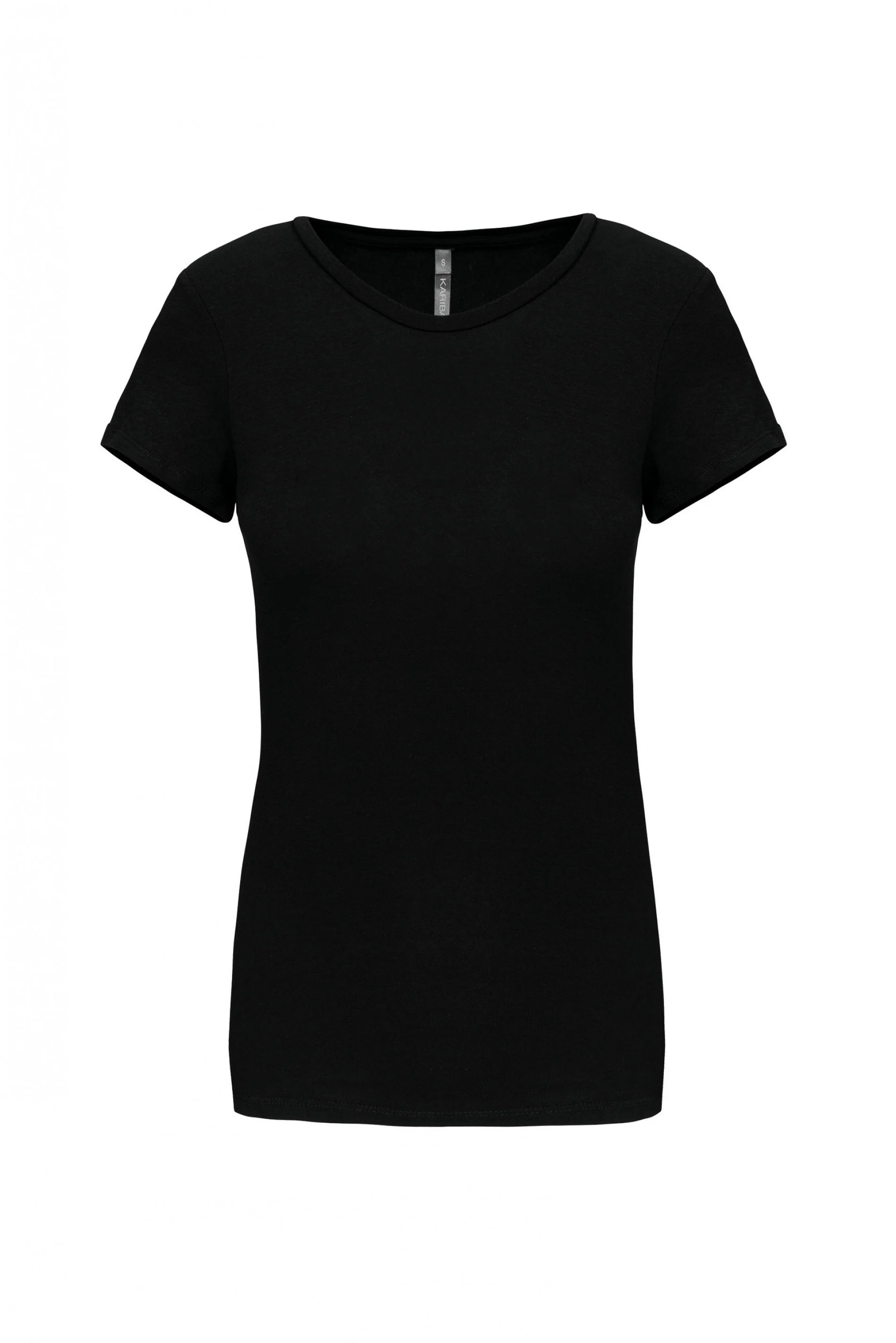 Kariban Ladies S/S Elastane Crew Neck T-Shirt.