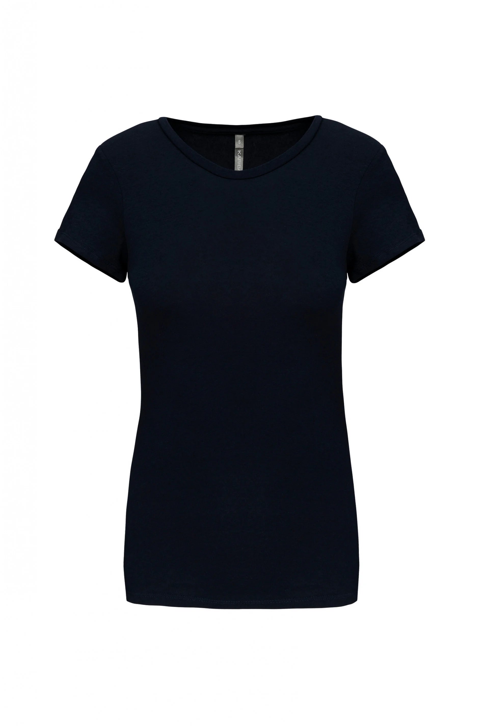 Kariban Ladies S/S Elastane Crew Neck T-Shirt.