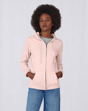 Load image into Gallery viewer, B&amp;C Ladies Organic Inspire Zipped Hood
